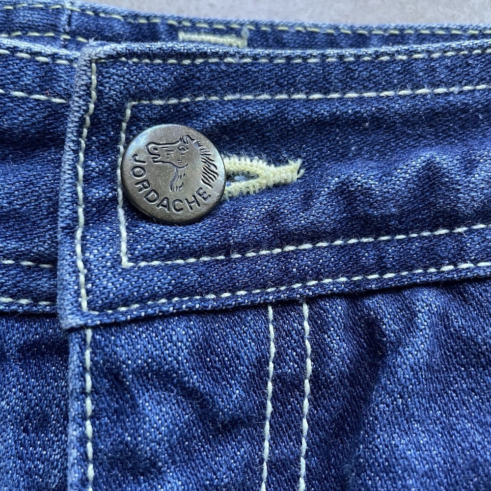 VTG 80s Jordache Denim Blue Jeans Horse Head Logo 36x30 Unisex Made In Japan - Picture 6 of 16